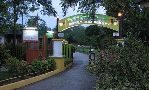 Gerbang Utama Firefly Park Kuala Selangor