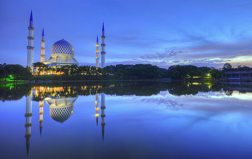 Masjid Biru Shah Alam, Selangor, Malaysia